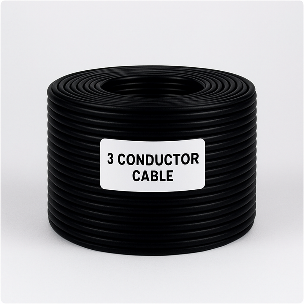 Cable Encauchetado de 3 Vías