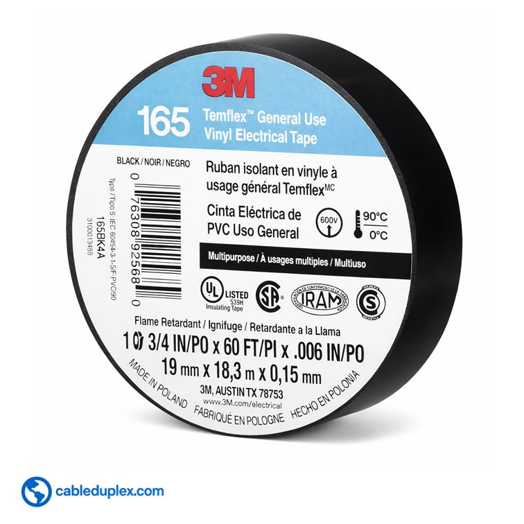 3M temflex 165 Vinyl Electrical Tape