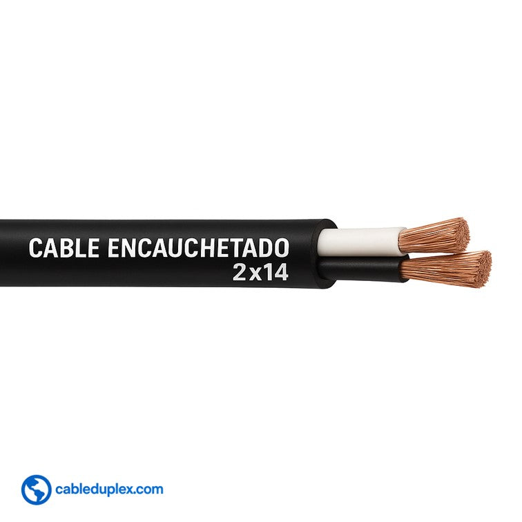 Cable Encauchetado 2x14