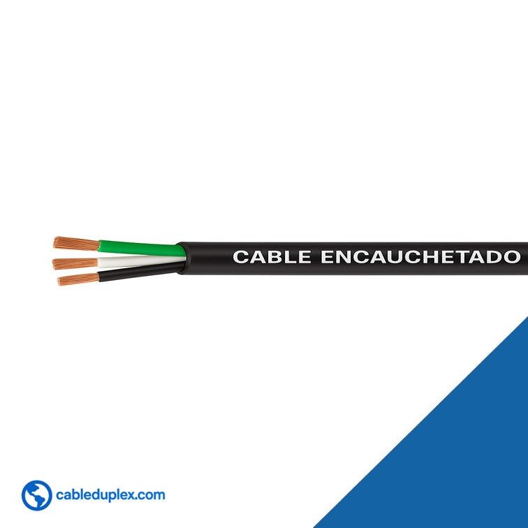 Cable Encauchetado 3x18