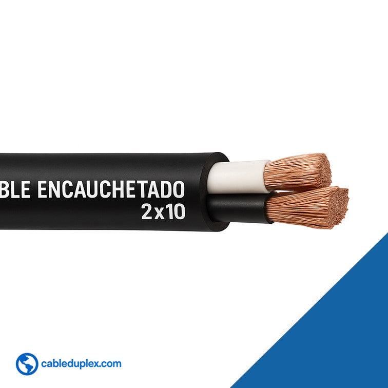 Cable Encauchetado 2x10