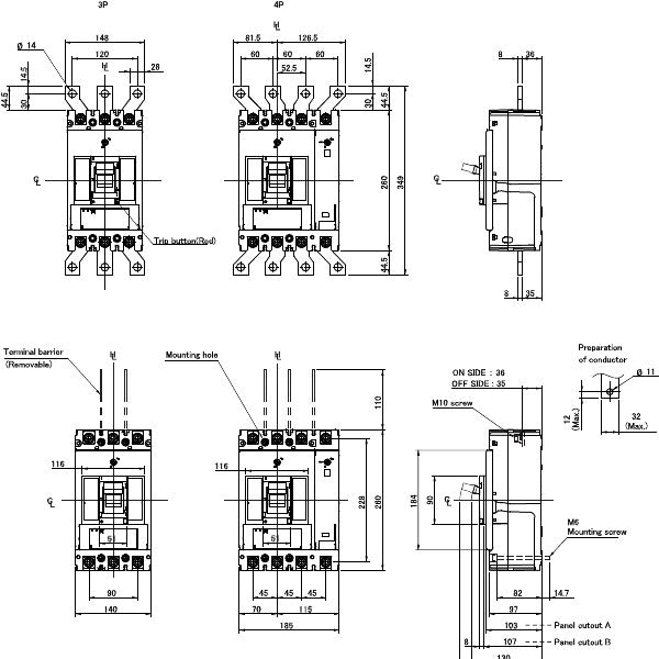 Breaker taco LUMINEX