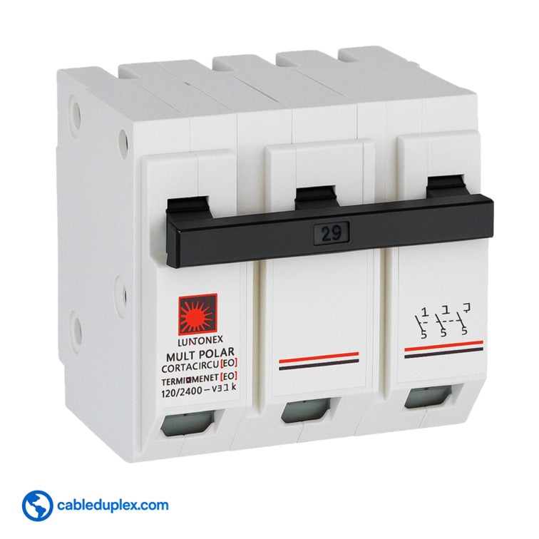 Breaker pacha 3 polos LUMINEX